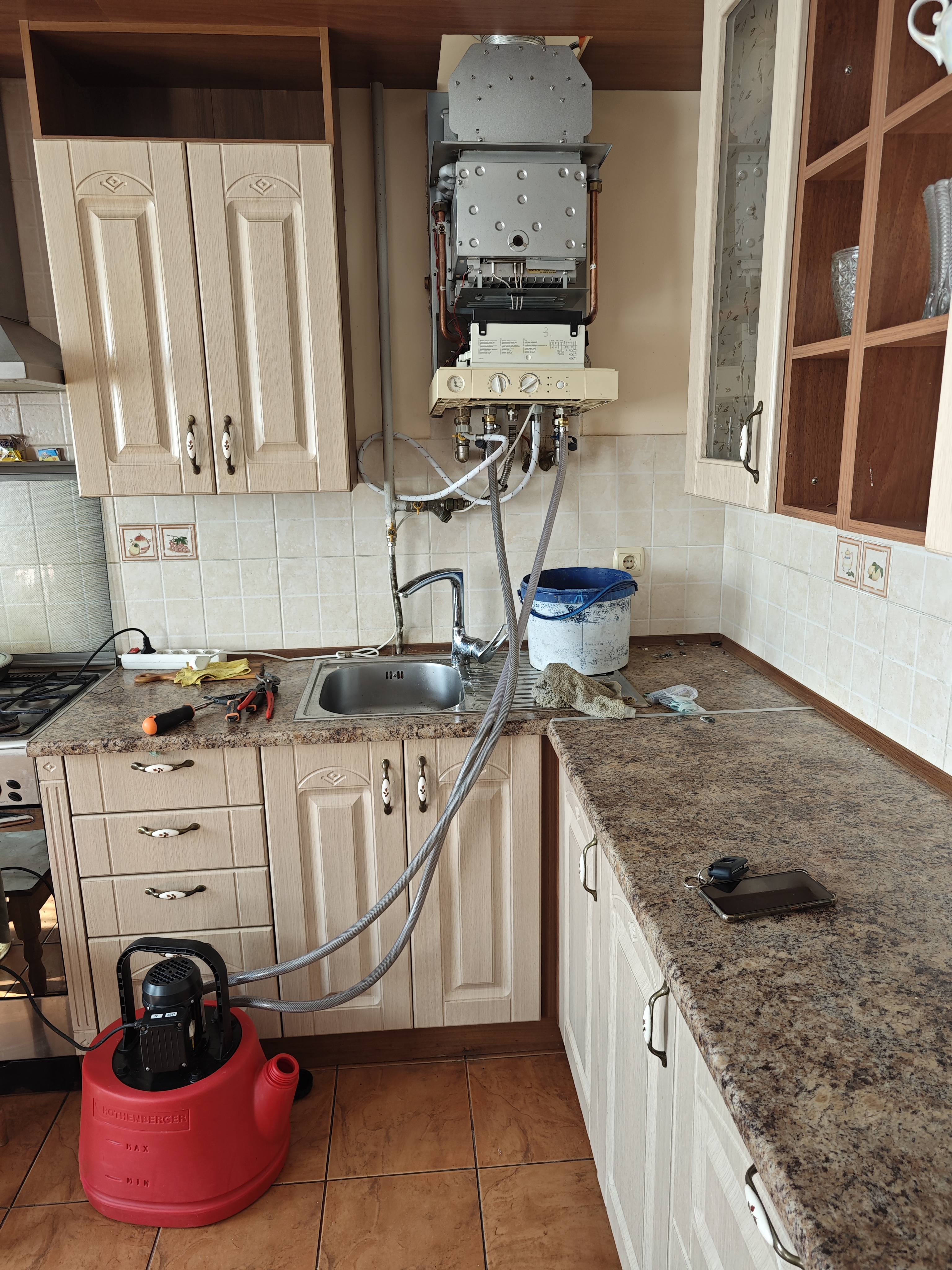 Промивання газового котла.  Рудне, Пилипа Орлика